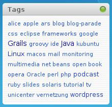 Simple Tags - tag cloud