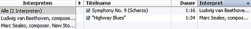 itunes spaltenbrowser links
